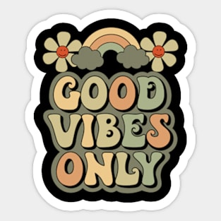 Good Vibes Only Sticker